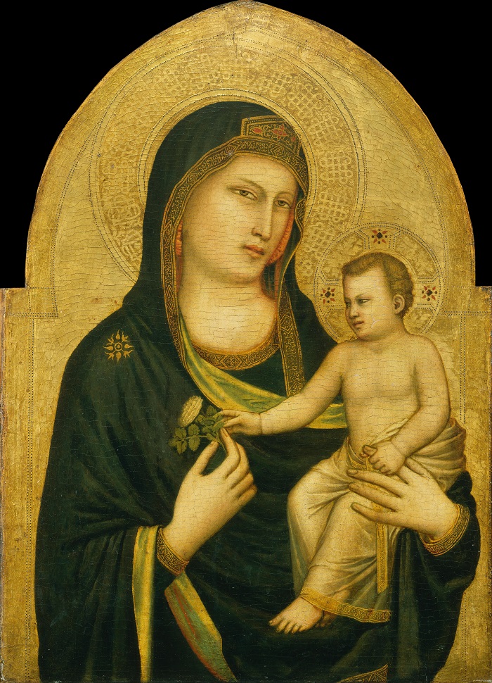 乔托（Giotto）高清作品-麦当娜和孩子
