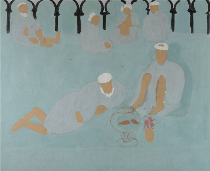 亨利·马蒂斯（Henri Matisse，法国）-阿拉伯咖啡屋