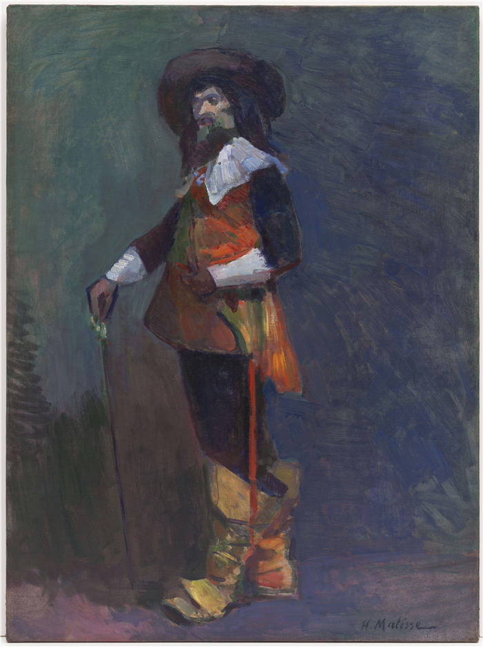 亨利·马蒂斯（Henri Matisse，法国）-火枪手 The Musketeer