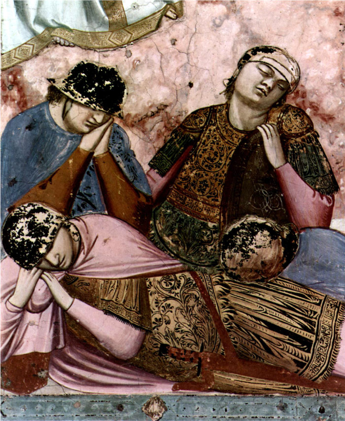 乔托（Giotto）高清作品-基督生平的场景：21，复活（细节）