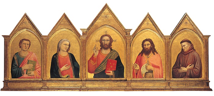 乔托（Giotto）高清作品-altar perutstsi ok.1310-1315 roli muzey iskusstv severnoy karolini《佩鲁齐祭坛画》
