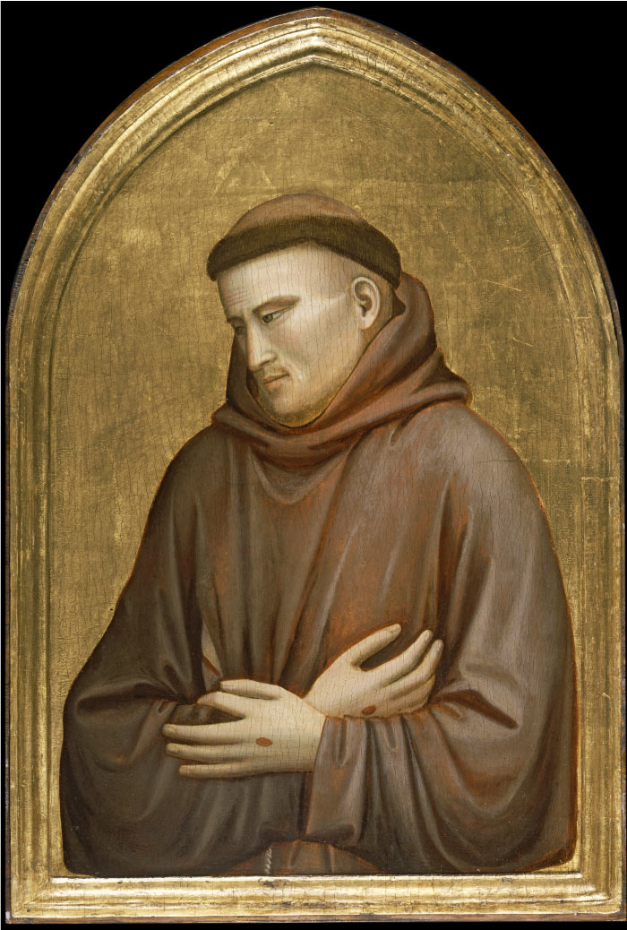 乔托（Giotto）高清作品-祭坛，5. sv.frantsisk roli muzey iskusstv severnoy karolini