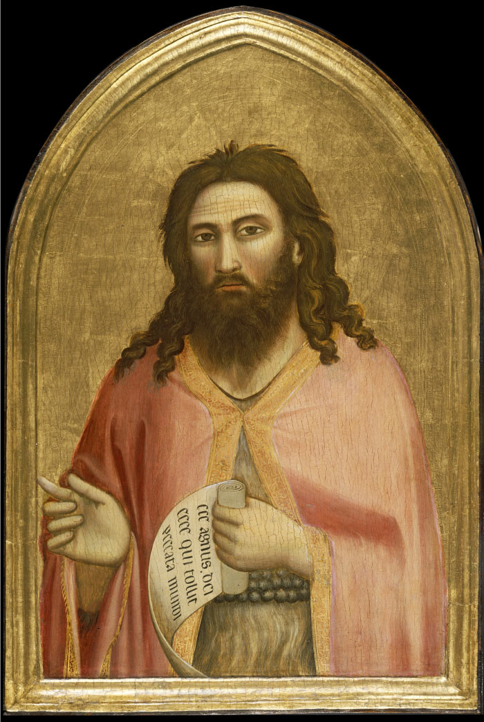 乔托（Giotto）高清作品-祭坛， 4. sv.ioann krestitel roli muzey iskusstv severnoy karolini