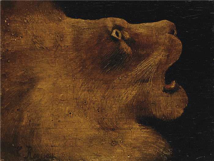 亨利·卢梭（Henri Rousseau）高清作品_《狮子》（18）