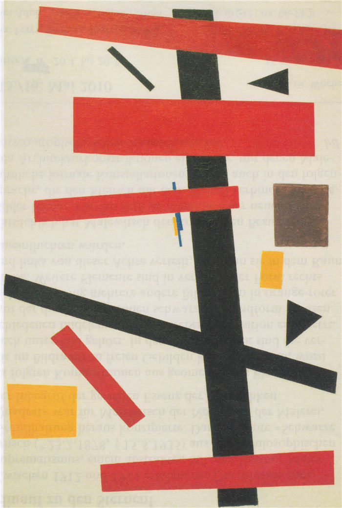 马列维奇（Kasimir Malevich）高清作品-至上主义 1915