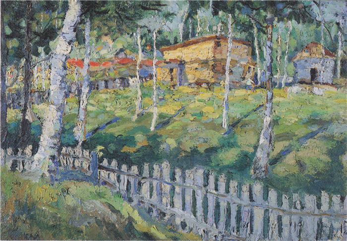 马列维奇（Kasimir Malevich）高清作品-小树林