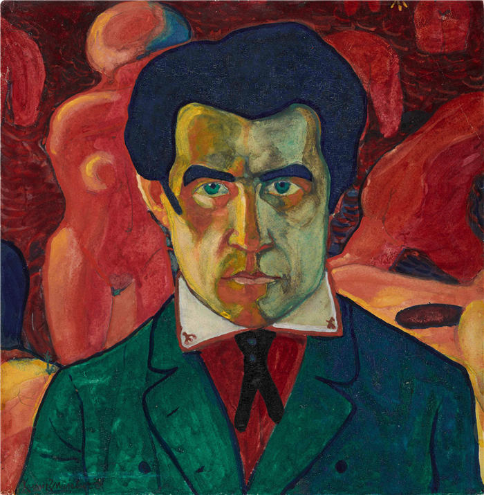 马列维奇（Kasimir Malevich）高清作品-塞尔肖像