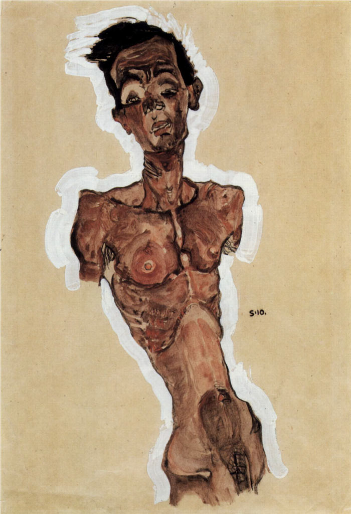 埃贡·席勒（ Egon Schiele）高清作品-“表演”