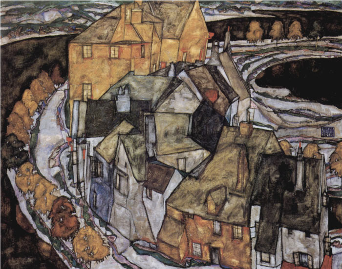 埃贡·席勒（ Egon Schiele）高清作品-岛屿城市