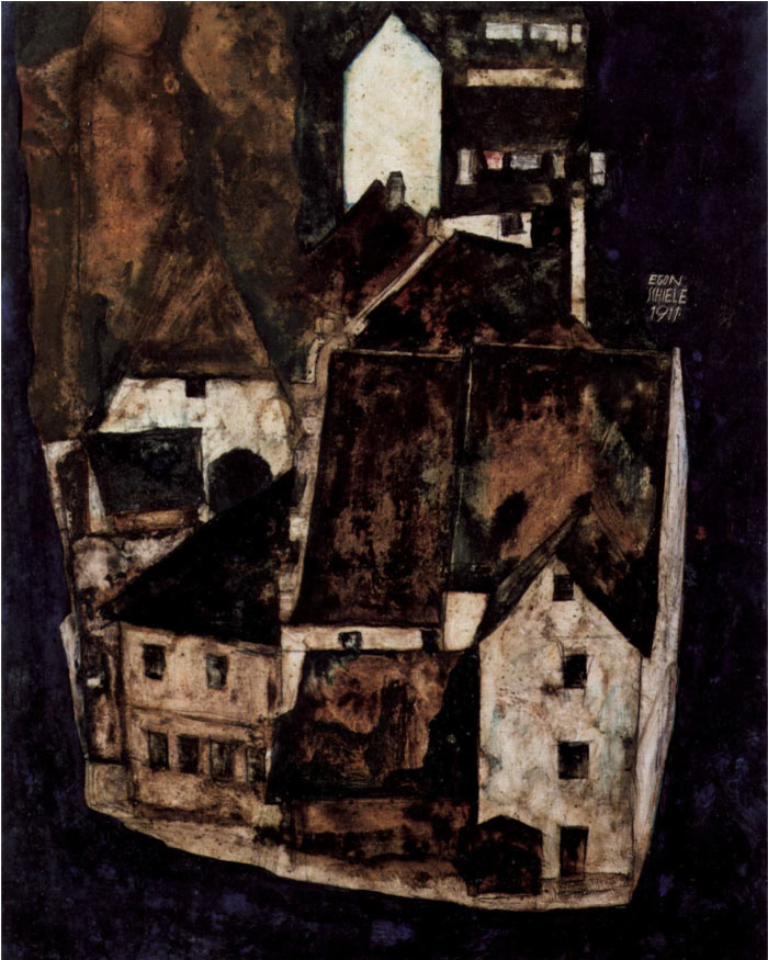 埃贡·席勒（ Egon Schiele）高清作品-死城三号