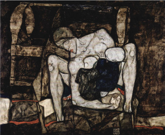 埃贡·席勒（ Egon Schiele）高清作品-盲人母亲