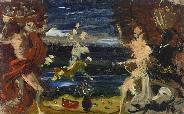 安德烈·德朗（André Derain）高清作品-《1946-1950年，仙女节》