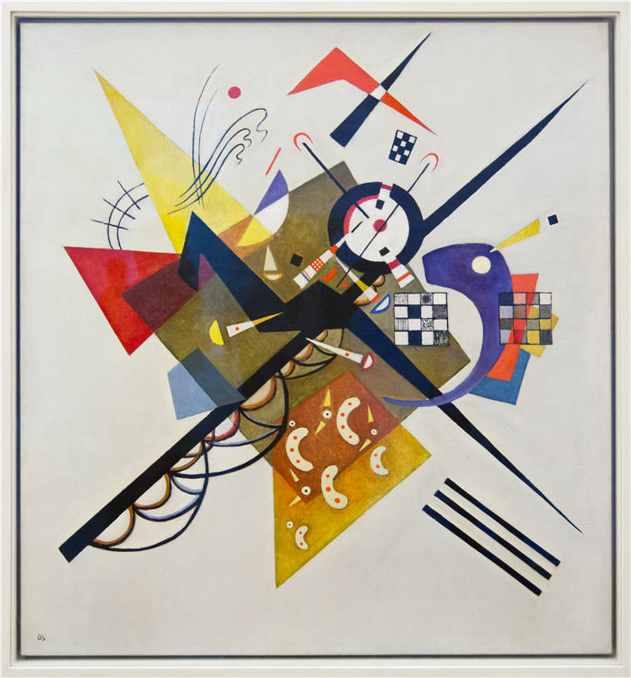 瓦西里·康定斯基（Wassily Kandinsky）高清作品-《白色康定斯基II》