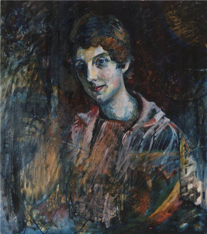 瓦西里·康定斯基（Wassily Kandinsky）高清作品-波特亚特-尼娜（1917）