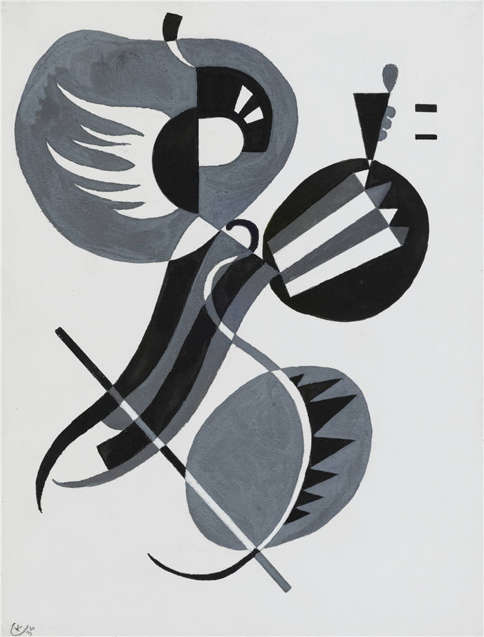 瓦西里·康定斯基（Wassily Kandinsky）高清作品-无标题（5）