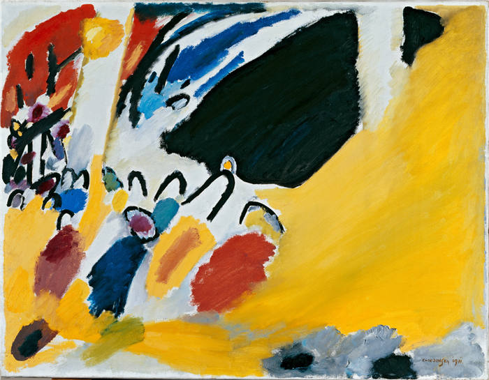 瓦西里·康定斯基（Wassily Kandinsky）高清作品-印象III（音乐会）