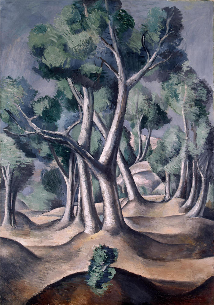 安德烈·德朗（André Derain）高清作品-《1912年，格罗夫》
