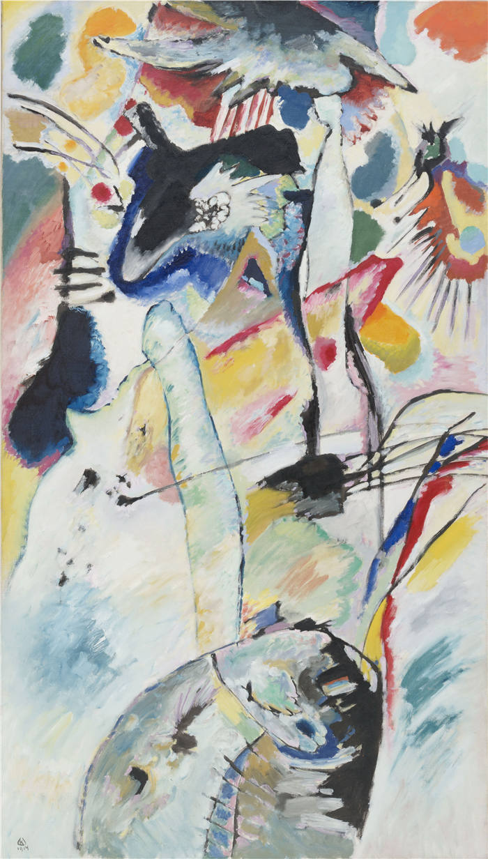 瓦西里·康定斯基（Wassily Kandinsky）高清作品-埃德温·R·坎贝尔3号