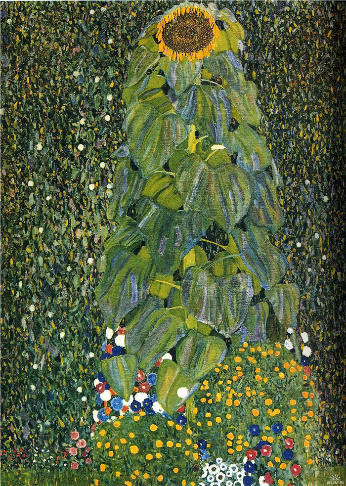 古斯塔夫·克里姆特（Gustav Klimt）-the sunflower 1907