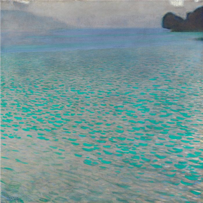 古斯塔夫·克里姆特（Gustav Klimt） -阿特湖畔1900-1