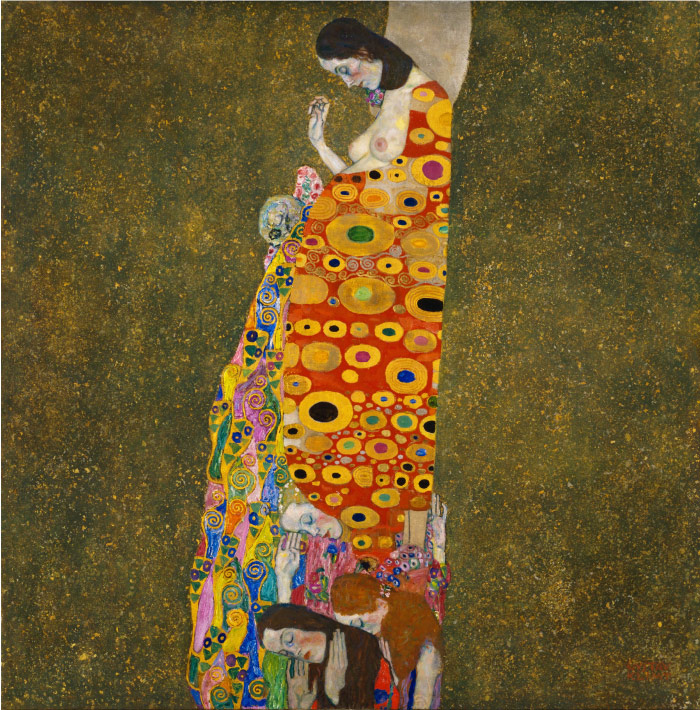 古斯塔夫·克里姆特（Gustav Klimt）-Hope,-II