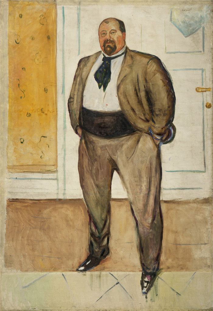 爱德华·蒙克（Edvard Munch）高清作品 - 克里斯滕·桑德伯格领事，1901年