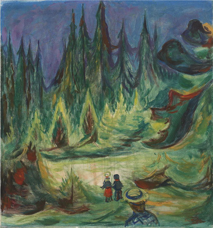 爱德华·蒙克（Edvard Munch）高清作品 - 春天 1927-29