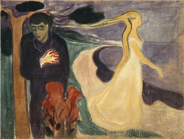爱德华·蒙克（Edvard Munch）高清作品 - 分离，1896