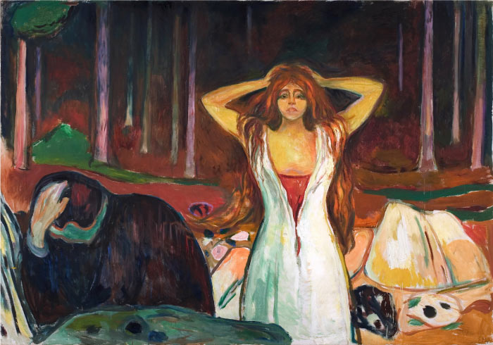 爱德华·蒙克（Edvard Munch）高清作品 - 灰烬-1925年