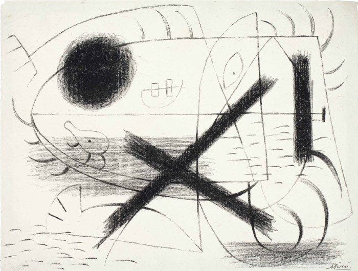 胡安·米罗（Joan Miró）高清作品 《LITHOGRAPH I​》（044）