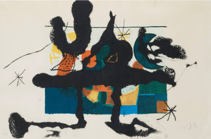 胡安·米罗（Joan Miró）高清作品 《Barcelona”, plate I.》（088）