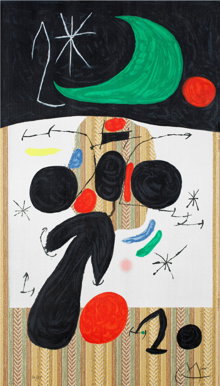 胡安·米罗（Joan Miró）高清作品 《Intérieur et nuit》（106）