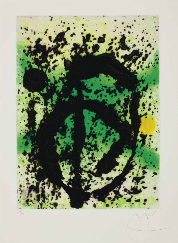 胡安·米罗（Joan Miró）高清作品 《RÈNE VÉGÉTAL》（068）