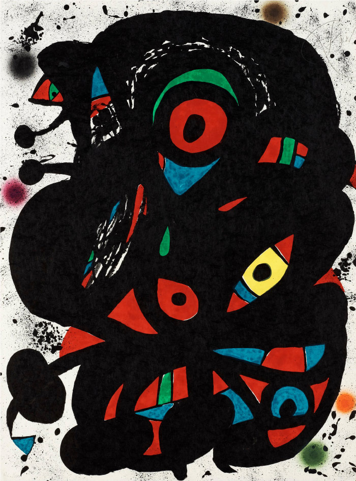 胡安·米罗（Joan Miró）高清作品 《Strindbergmappen》（158）