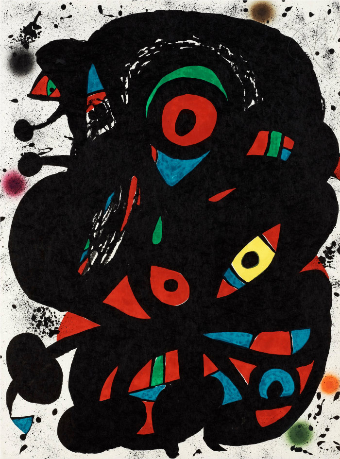 胡安·米罗(Joan Miró)高清作品 《Strindbergmappen》(158)