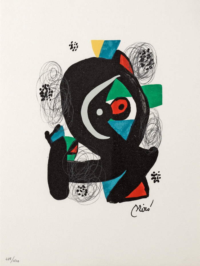 胡安·米罗(Joan Miró)高清作品 《Le mélodie acide》(121)