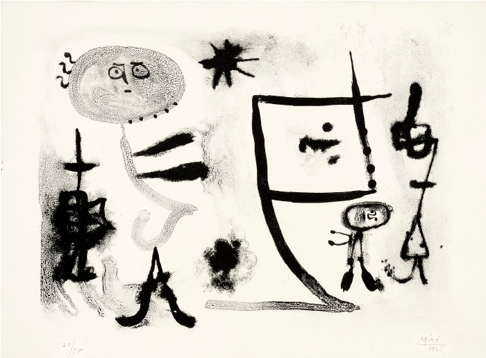 胡安·米罗（Joan Miró）高清作品 （100）