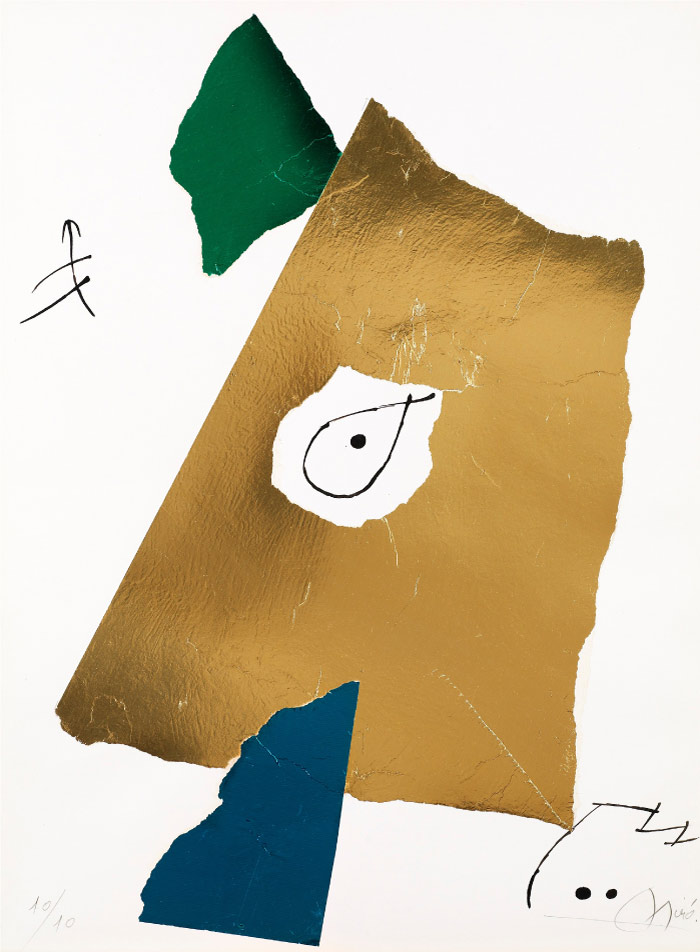 胡安·米罗(Joan Miró)高清作品 《Le miroir de l'homme par les bêtes》(122)