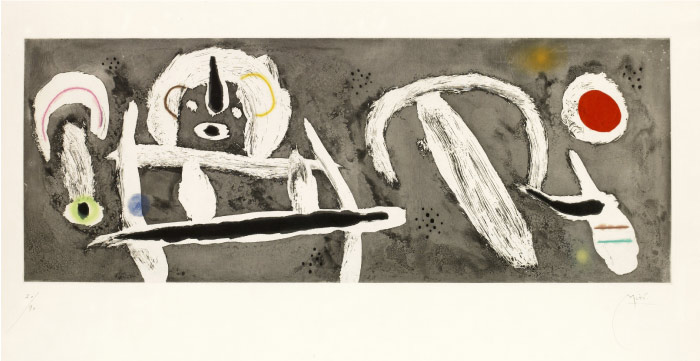 胡安·米罗（Joan Miró）高清作品 《Grand vent》（104）