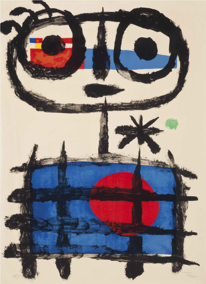 胡安·米罗（Joan Miró）高清作品 《SUN EATER​》（074）