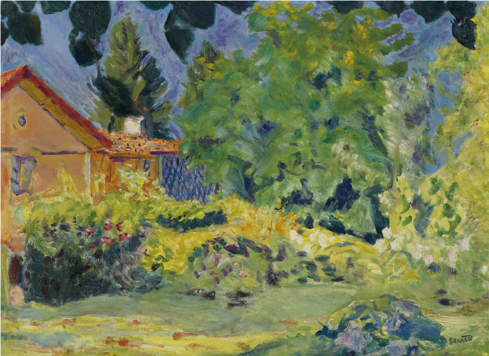 皮埃尔·博纳尔(Pierre Bonnard)高清作品-《玫瑰之家》(044)