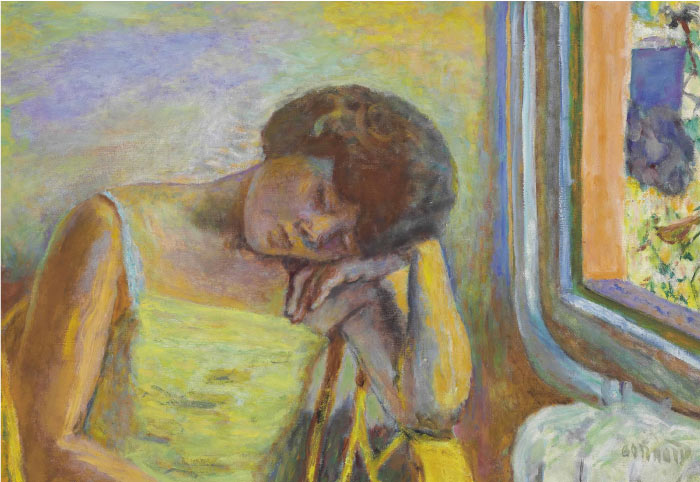 皮埃尔·博纳尔(Pierre Bonnard)高清作品-(024)坐着的女人