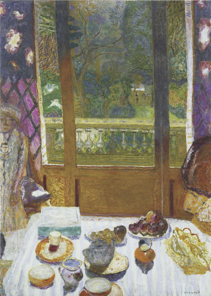 皮埃尔·博纳尔(Pierre Bonnard)高清作品-(014)《早餐室》