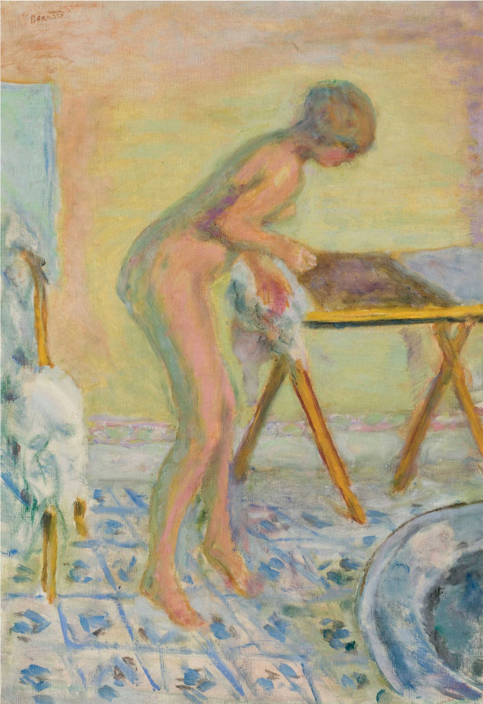 皮埃尔·博纳尔(Pierre Bonnard)高清作品-《站在折叠桌上的裸体》(026)