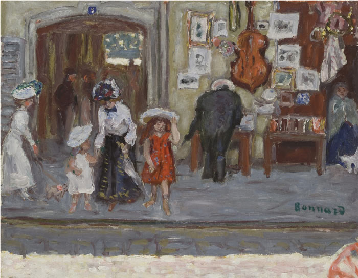 皮埃尔·博纳尔(Pierre Bonnard)高清作品-(012)《街头油画》