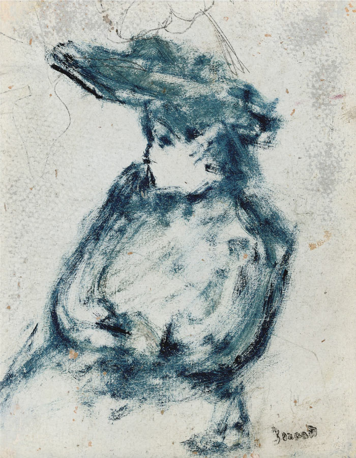 皮埃尔·博纳尔(Pierre Bonnard)高清作品-《女人的脸》(075)