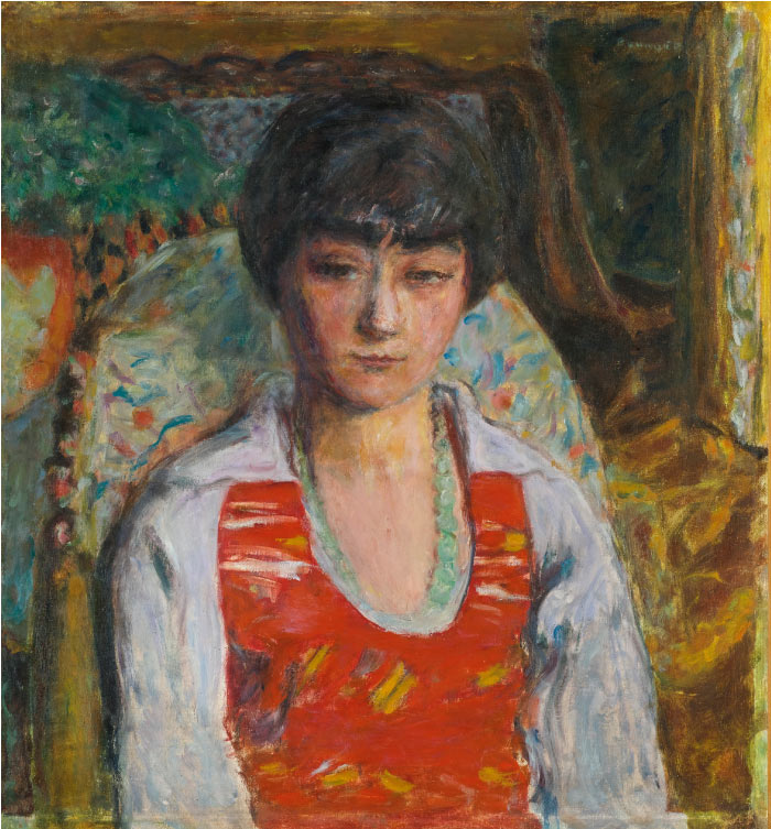 皮埃尔·博纳尔(Pierre Bonnard)高清作品-(060)《女孩肖像》
