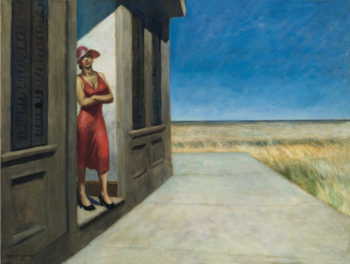 爱德华·霍普（Edward Hopper）高清作品-南卡罗来纳州早晨1955年