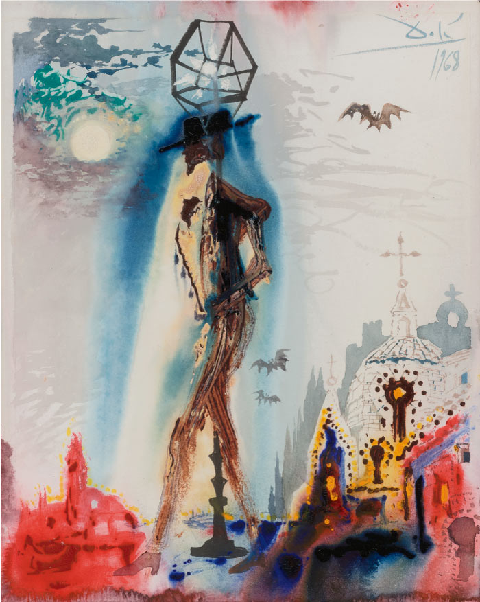 萨尔瓦多·达利(Salvador Dalí)高清作品-唐·何塞，卡门，第四幕，1968年
