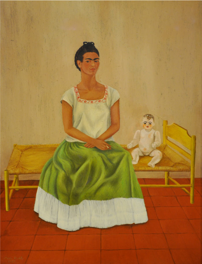 弗里达·卡罗（Frida Kahlo，墨西哥）高清作品-我和我的娃娃
